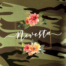 Nevesta štvorec oranžový