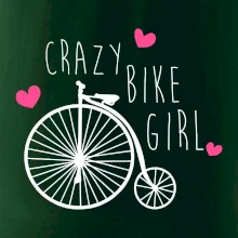 Crazy bike girl