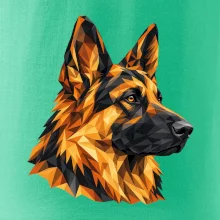 Německý ovčák - geometrická hlava