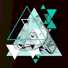 Biely nosorožec (Pecka design)