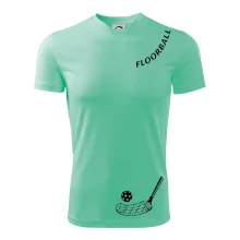 Floorball nápis šikmo