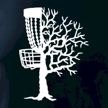 Disc golf pozor strom Disc golf pozor strom