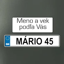 ŠPZ Meno a vek