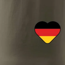 Germany love prso - Nemecká vlajka