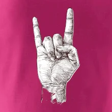 Rocková ruka kreslená Rocková ruka kreslená