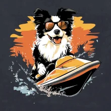 Border Kólia na vodnom skútri