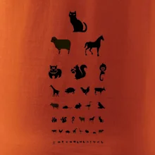 Očný test zvieratká