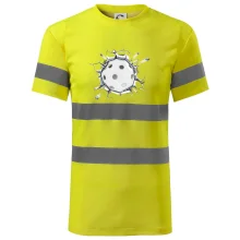 Florbal lopta v triku Florbal lopta v triku