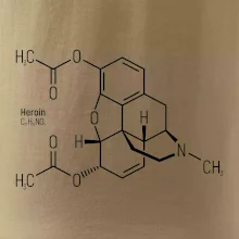 Molekulárna štruktúra Heroín Molekulárna štruktúra Heroín