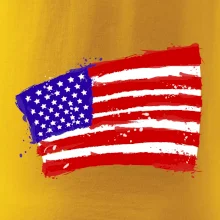 Americká vlajka ohnutá Americká vlajka ohnutá