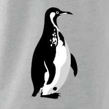 Tučniak čiernobiely z boku