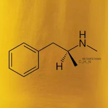 Molekulárna štruktúra pervitín Molekulárna štruktúra pervitín