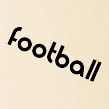 FOOTBALL nápis šikmo FOOTBALL nápis šikmo