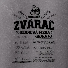 Hodinová mzda zvárač