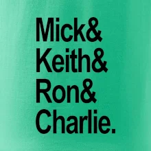 Mick Keith Ron Charlie