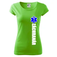 Nápis Záchranár + hviezda