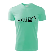 Evolúcia bager malý Evolúcia bager malý