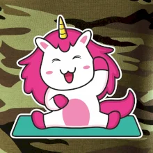 Yoga veselý jednorožec