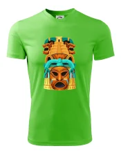 Mayová maska s pyramídou