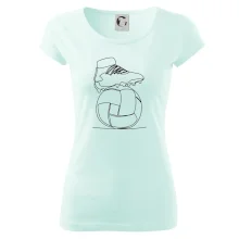 Futbalová lopta kopačka jedným ťahom