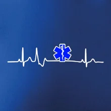 EKG rescue modrá hviezda