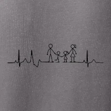 EKG rodina a dievča a chlapec