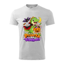 Príšerka na sladkosti - dinosaurus s tekvicou