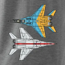 Mig 29 Fulcrum zo spoda a zo shora