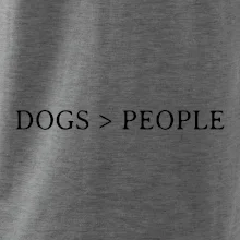Dogs > People