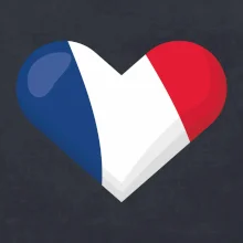 Francúzska vlajka srdca