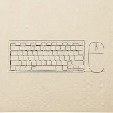 Klávesnica a myš jedným ťahom