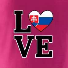 Love Slovenská vlajka Love Slovenská vlajka
