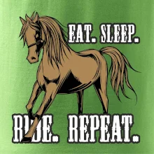 Eat Sleep Ride Repeat Western