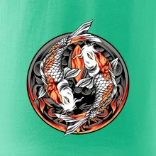Yin & Yang Koi kapor - oranžový