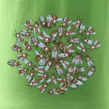 Včelia rodinka kruh (Pecka Design)