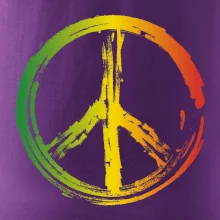 Peace symbol paint