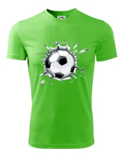 Futbalová lopta v triku