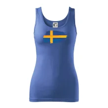 Švédska vlajka kreslená