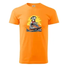 Chrt na vodnom skútri