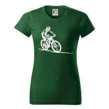 MTB kreslený cyklista