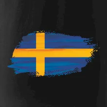 Švédska vlajka kreslená