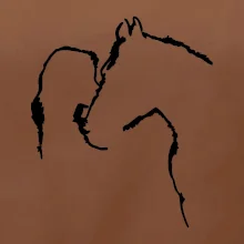 Kôň a ja silueta Kôň a ja silueta