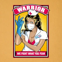 Corona Nurse warrior