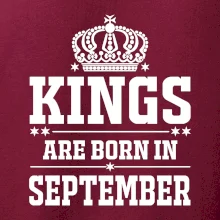 Kings are born in September
