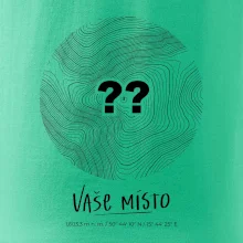 Vaše miesto - vrstevnice v kruhu