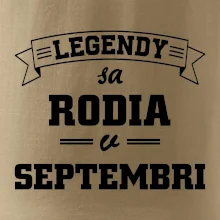 Legendy sa rodia v septembri