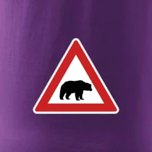 Dopravná značka - Pozor ľadový medveď