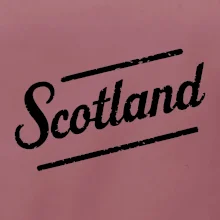 Scotland Vintage nápis