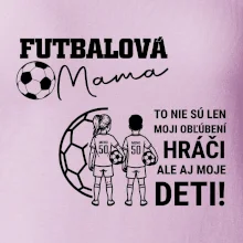 Futbalová mama - syn a dcéra (vaše meno a číslo)