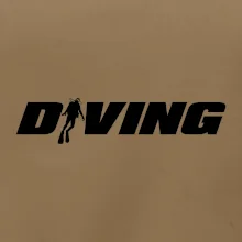 Diving nápis potápač